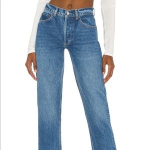 Boyish tommy high rise  stretch straight leg jeans
